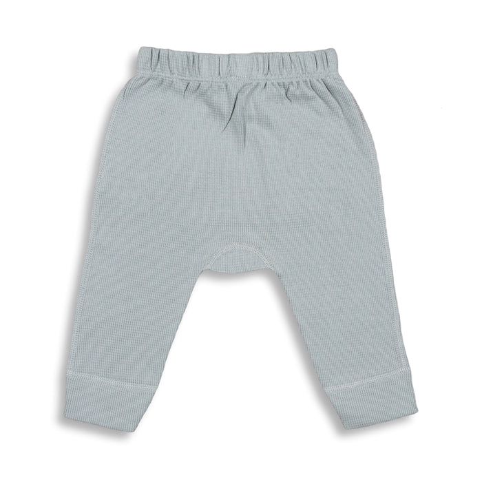 sapling organic cotton clothes for baby alpine grey waffle pants