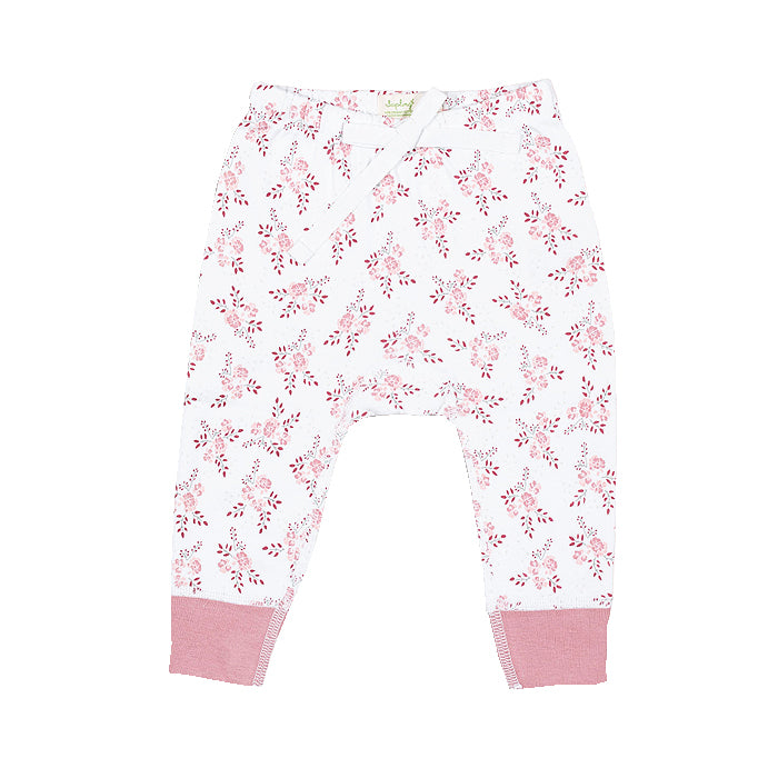 sapling organic cotton clothes for baby bramble pink pants