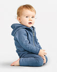 Mountain Bear Navy Winter Zipsuit