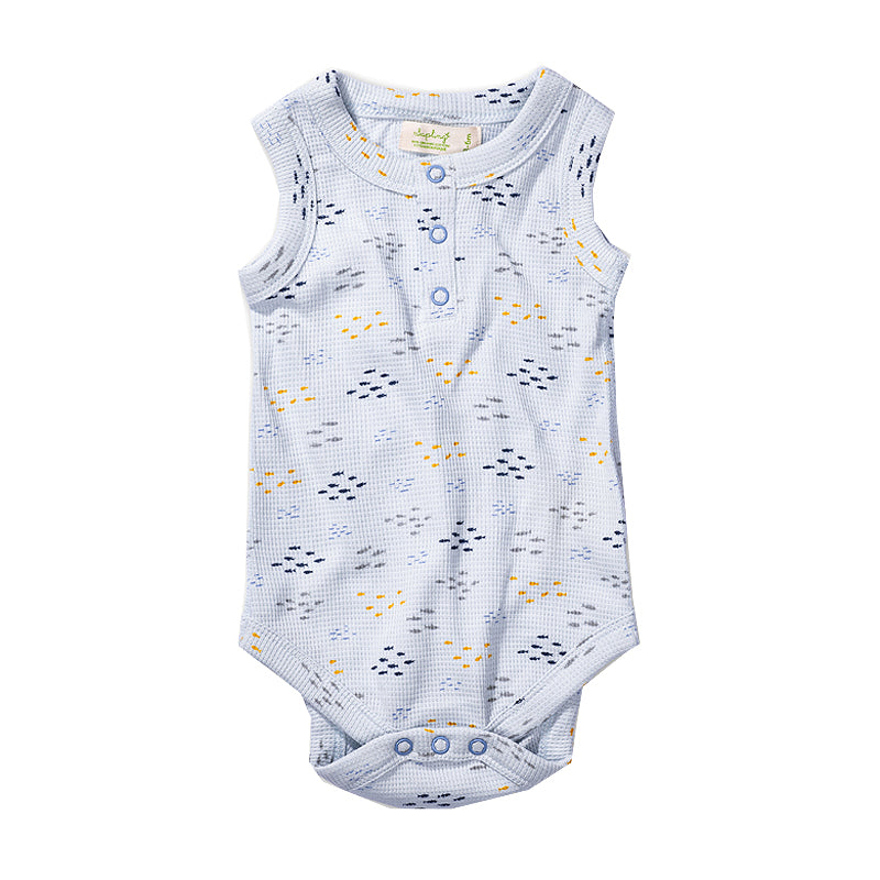 Sardines Waffle Tank Bodysuit