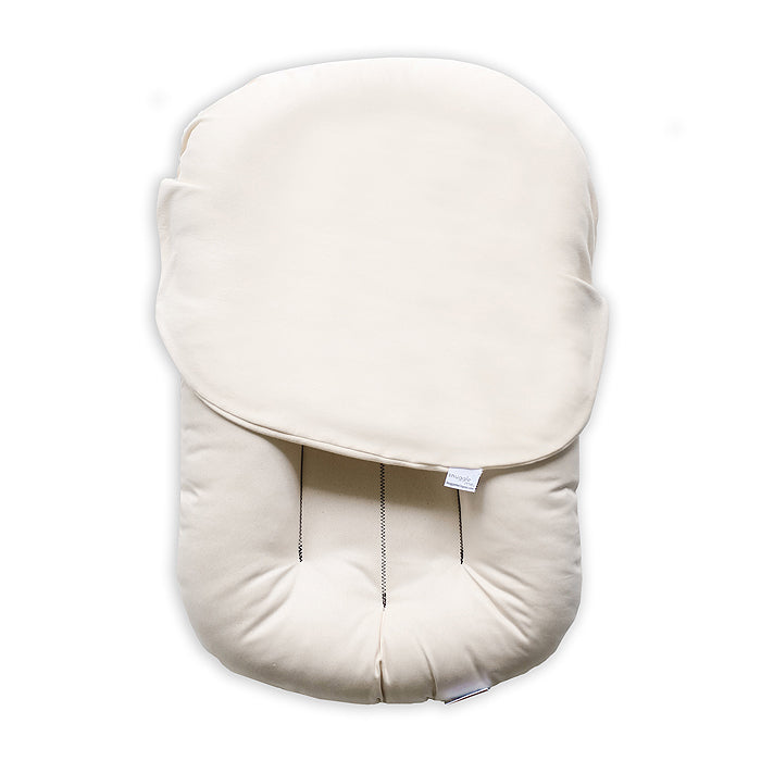 organic cotton bed lounger for newborn and baby
