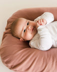 baby on snuggle me organic infant lounger cover only gumdrop