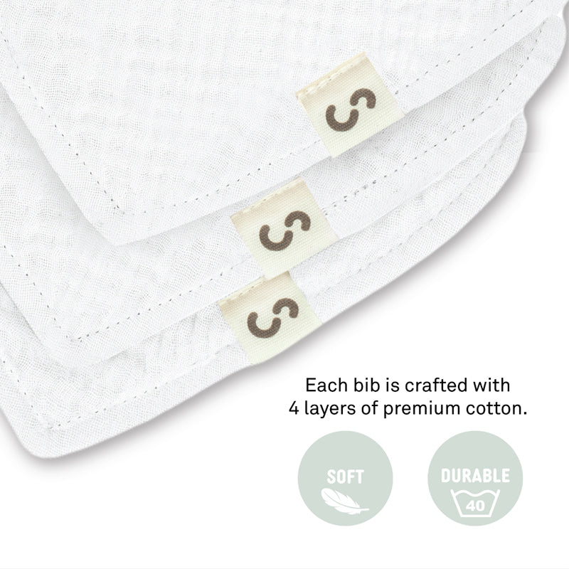 Stuckies Premium High Absorbency Bibs (Set of 3)