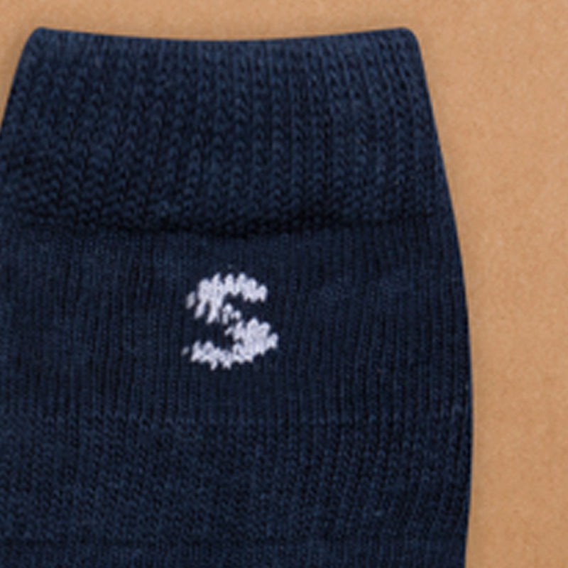 Moon Navy Blue Socks